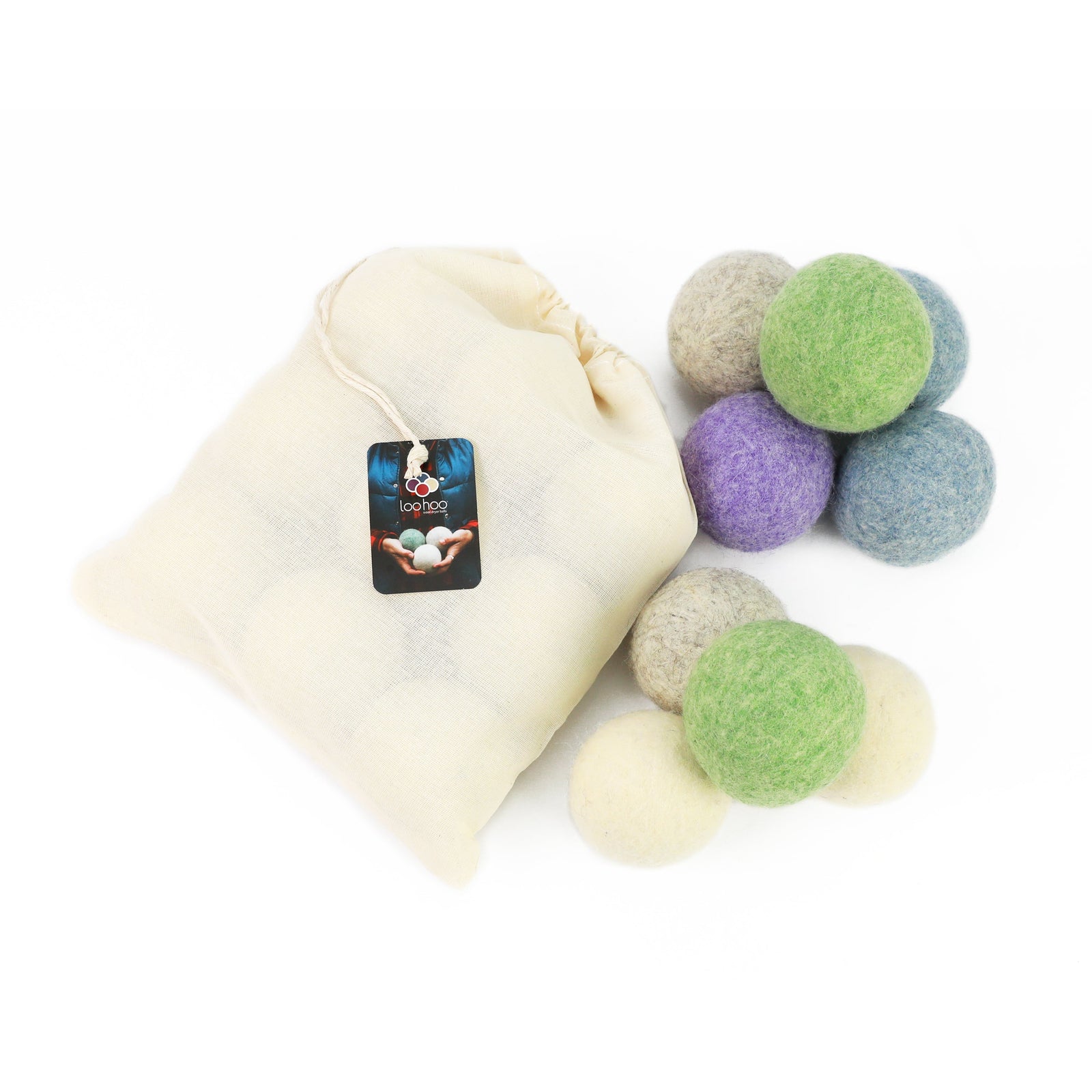 Wool Dryer Balls - LooHoo Wool Dryer Balls